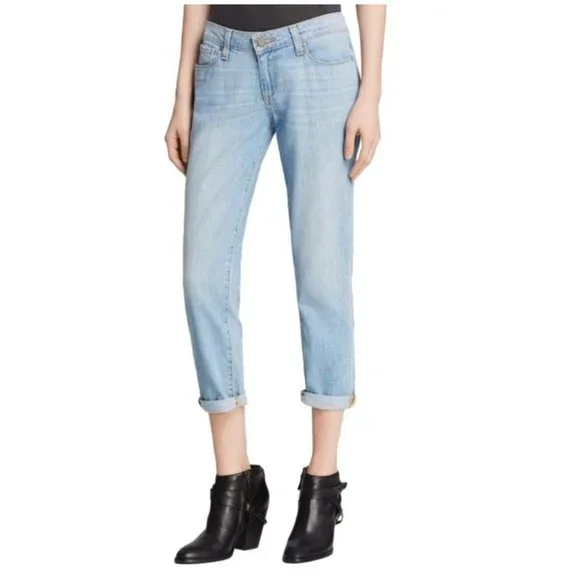 NWT Paige Jimmy Jimmy Crop Light Wash Jeans Size 30 - Picture 1 of 12